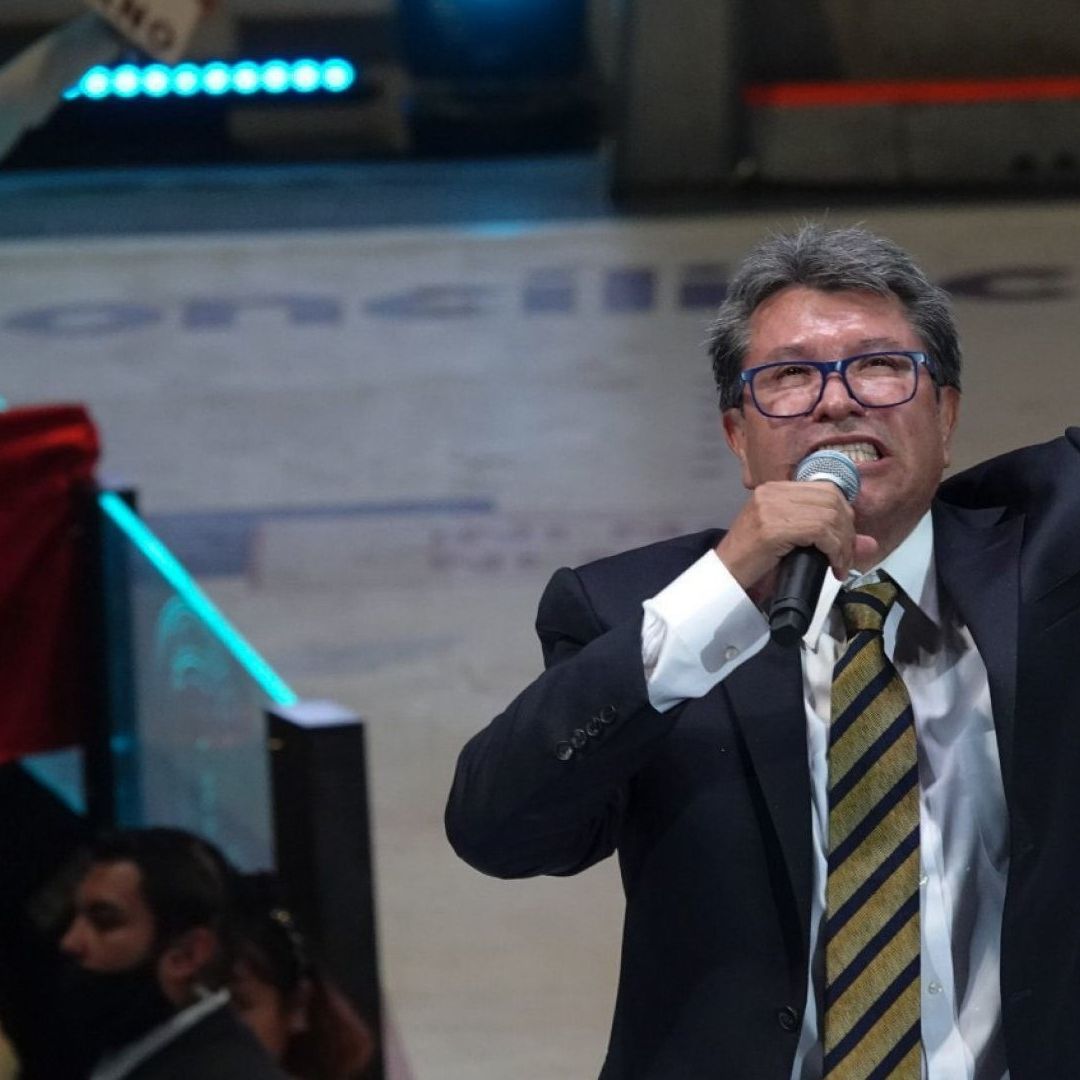 Ricardo Monreal realizó su evento en la Arena México de la Ciudad de México