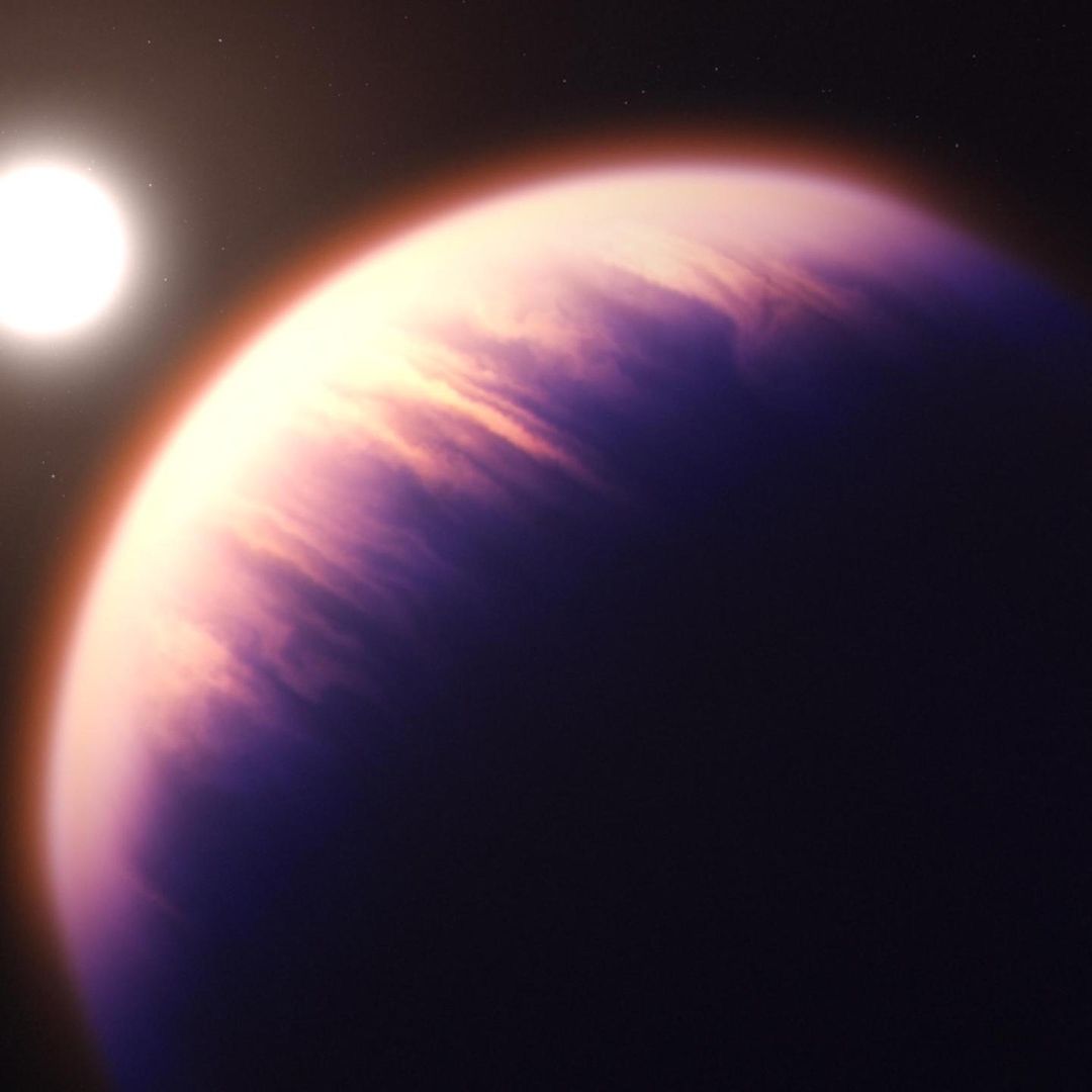 El planeta WASP-39b analizado por el Telescopio James Webb de la NASA