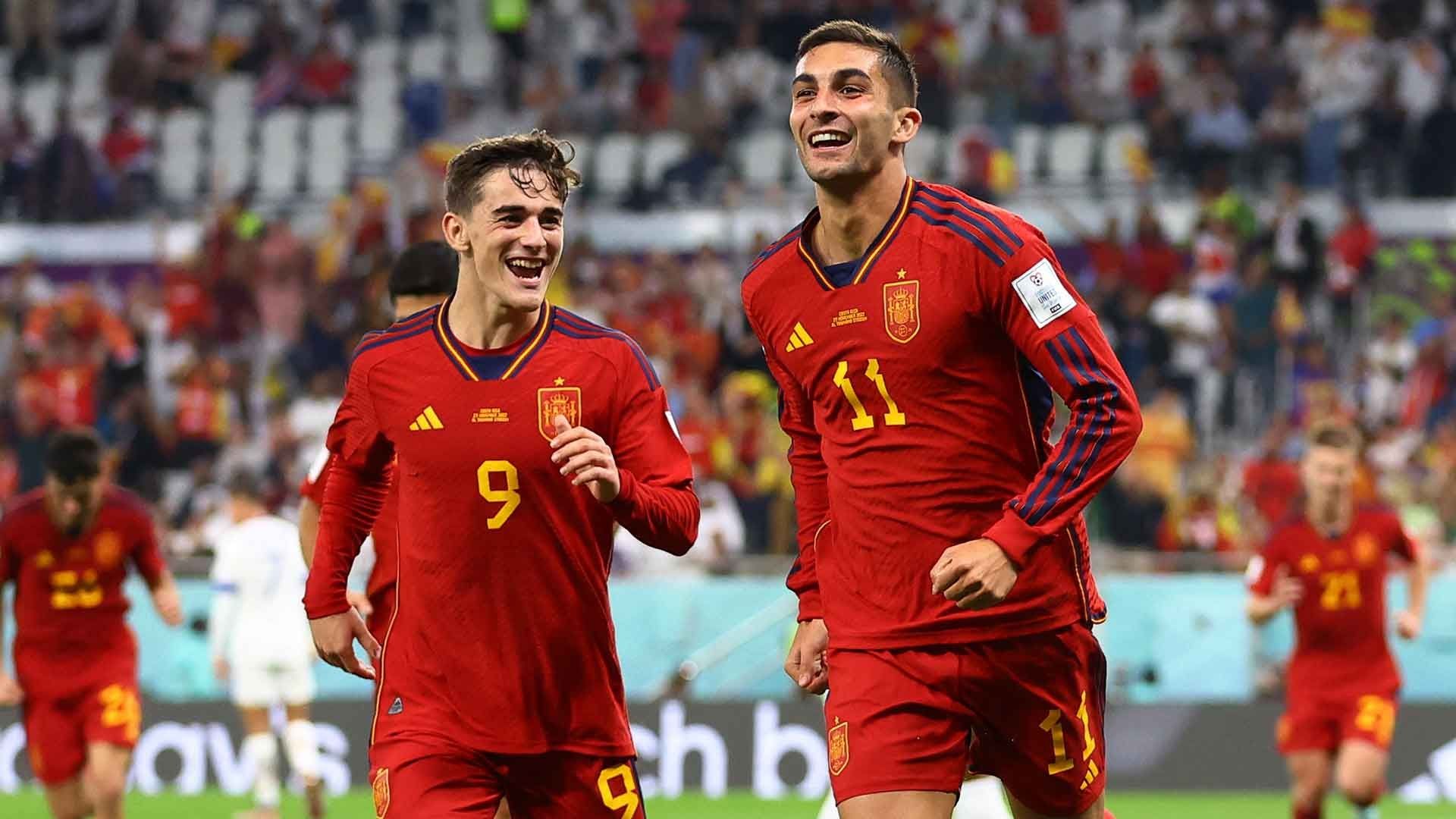España se presentó en Qatar 2022 con goleada sobre Costa Rica