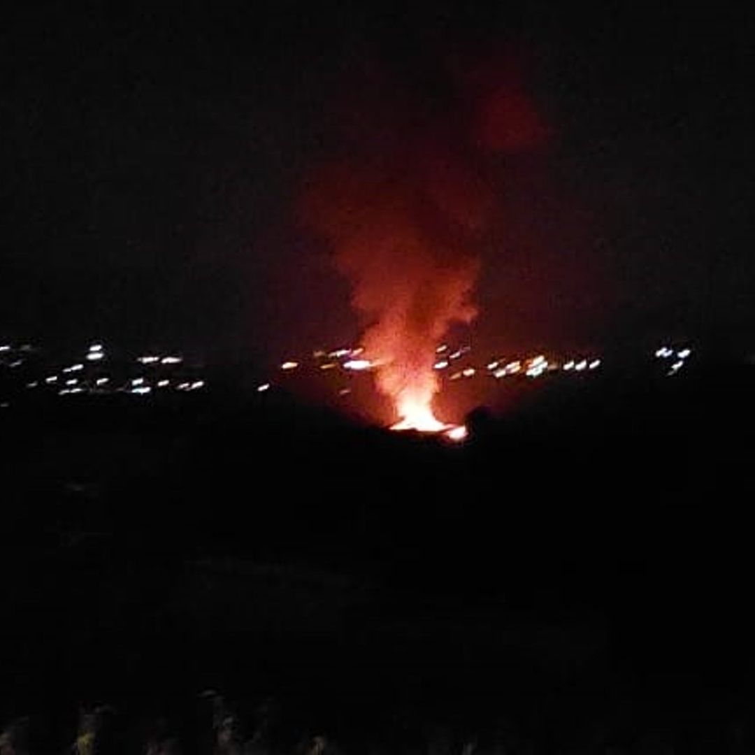 Incendio en ducto de Pemex en Acambay