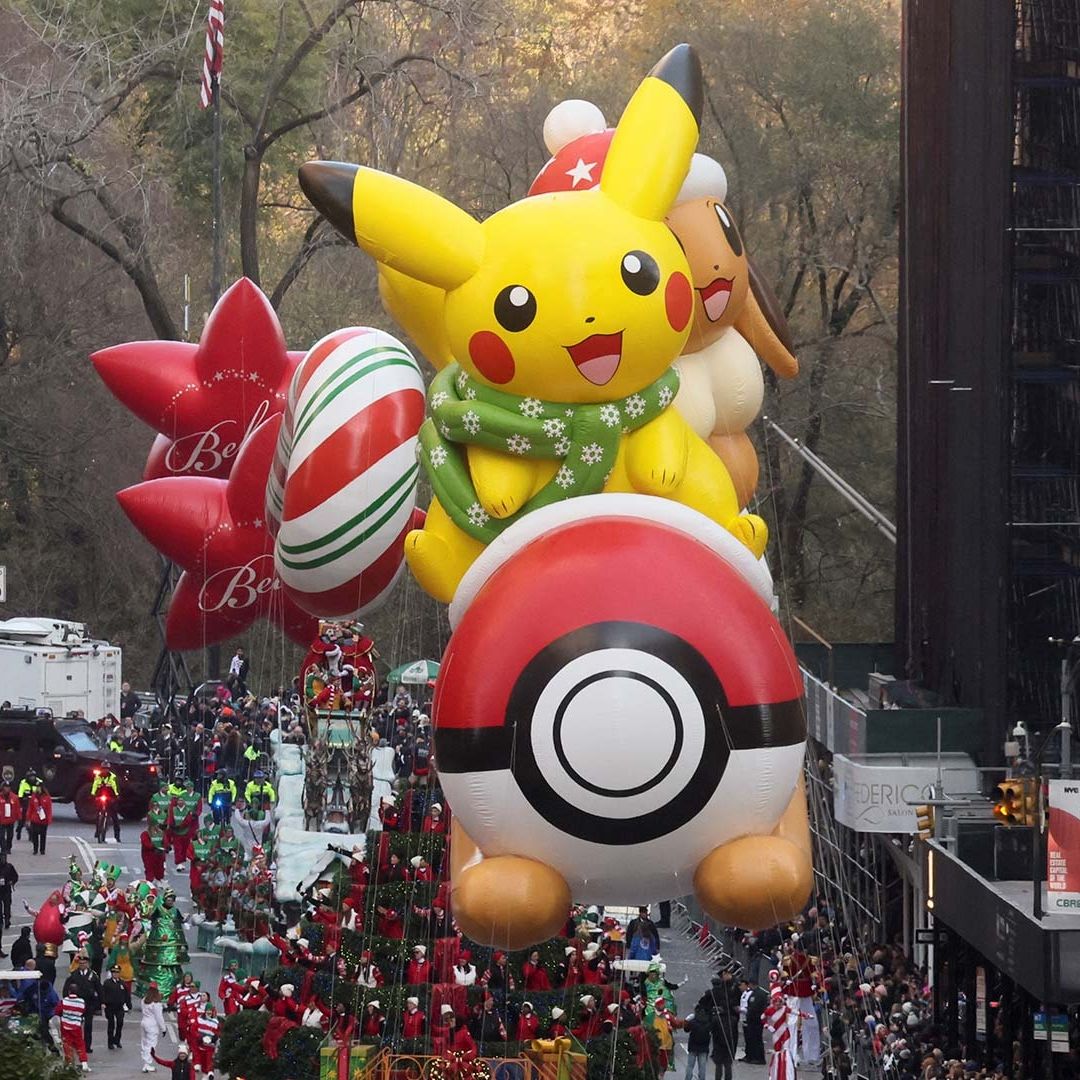 Globo de Pikachu en Desfile de NY