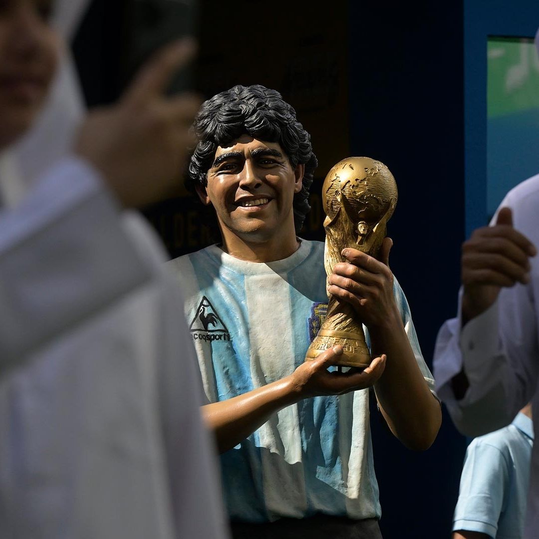 Rinden homenaje a Maradona durante Mundial de Qatar 2022