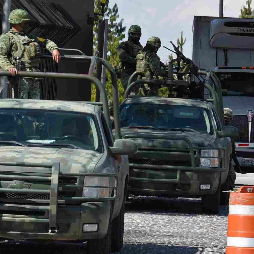 Elementos del Ejército realizan labores de seguridad