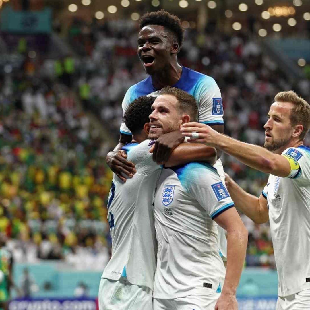 El equipo inglés no tuvo mayores problemas para vencer a su similar africano