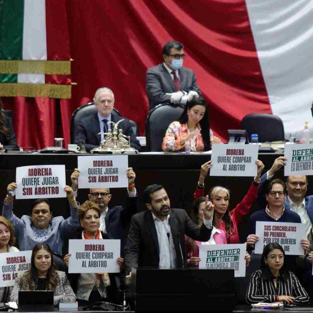 Diputados discuten la reforma electoral propuesta por el presidente AMLO