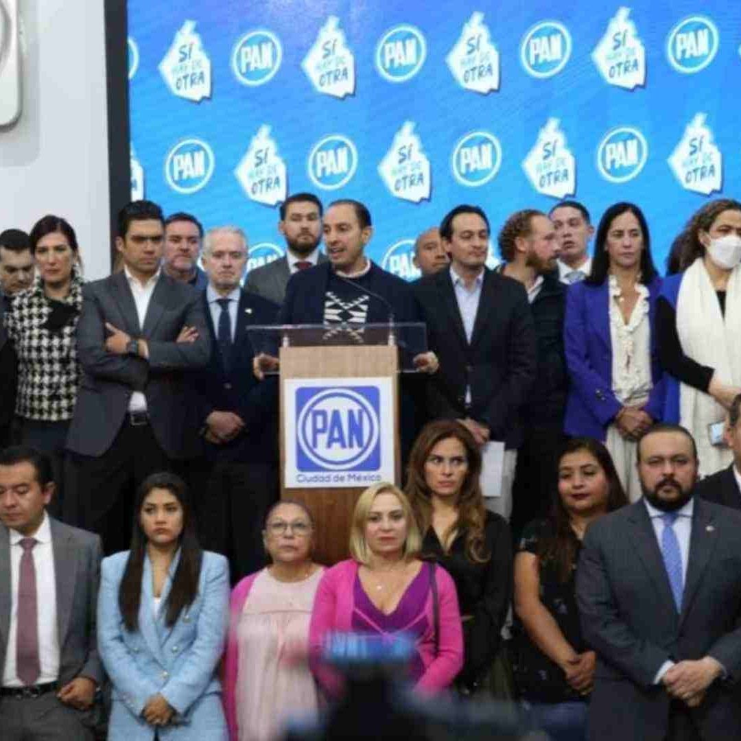 Miembros del PAN nacional y de la CDMX