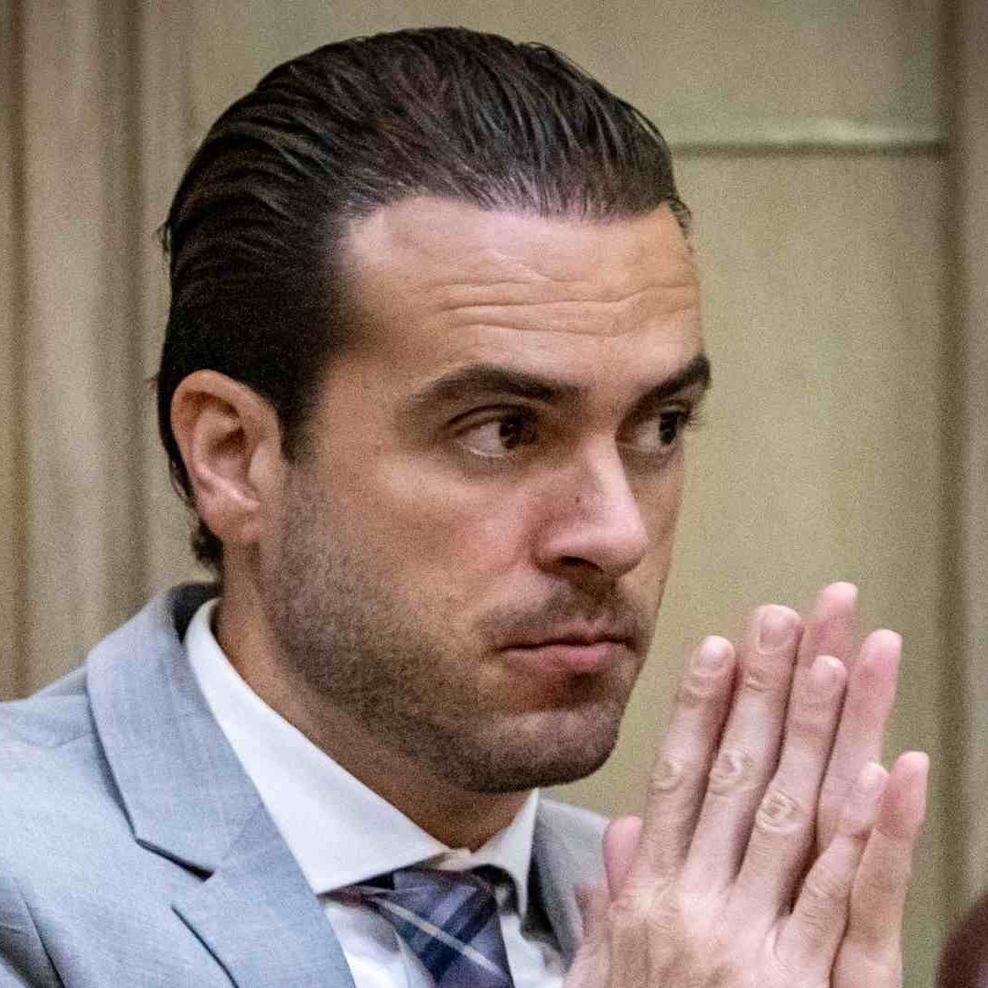 El actor mexicano Pablo Lyle durante una corte en Estados Unidos