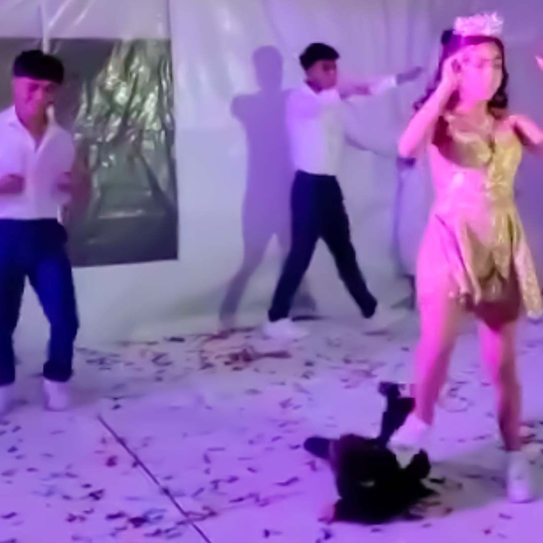 Niño se atravesó en un baile de XV años y se hizo viral