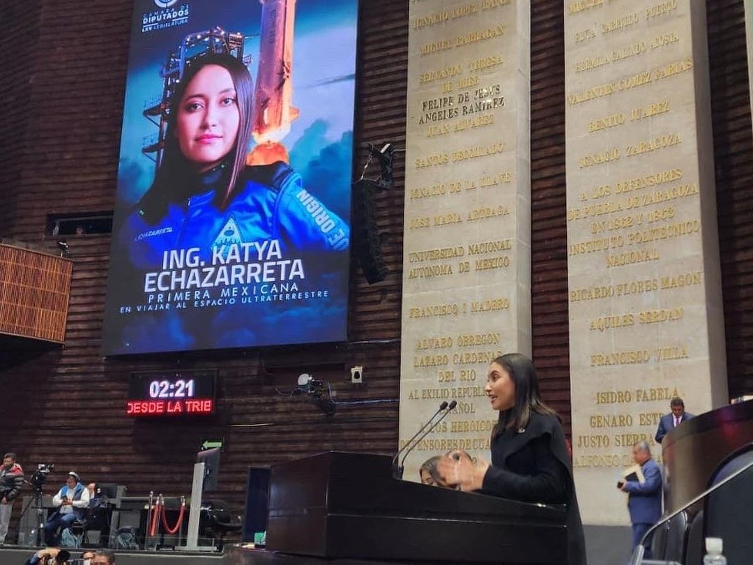 Echazarreta es la mujer más joven en lograr salir del planeta en una misión espacial