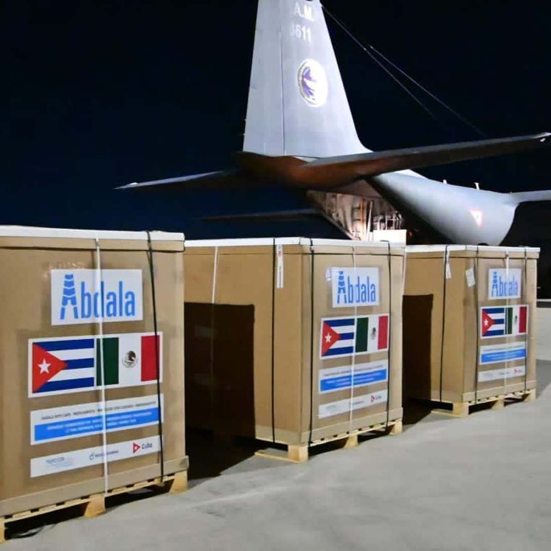 El Gobierno de México recibió un embarque con vacunas Abdala provenientes de Cuba