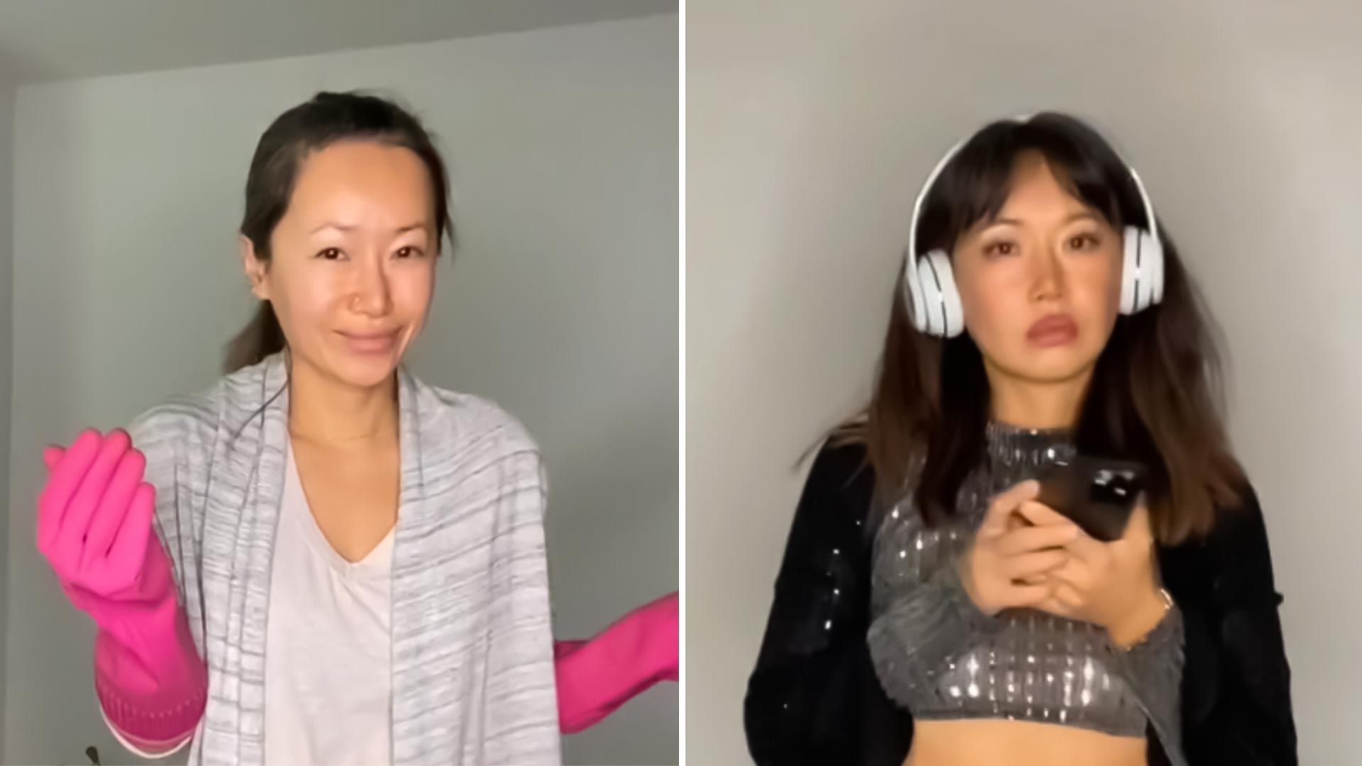 Madres se transforman en sus hijas para reto viral de TikTok