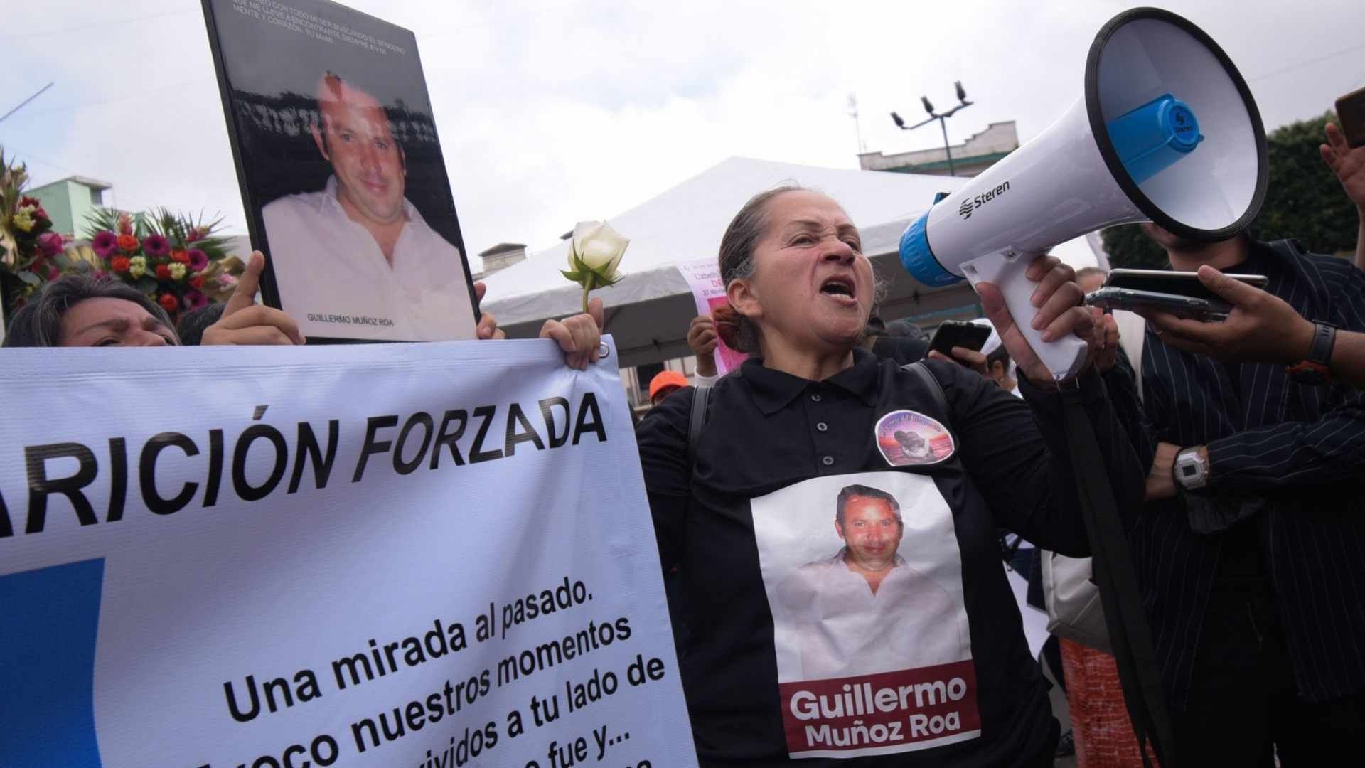 Protesta para exigir la búsqueda de personas desaparecidas en México