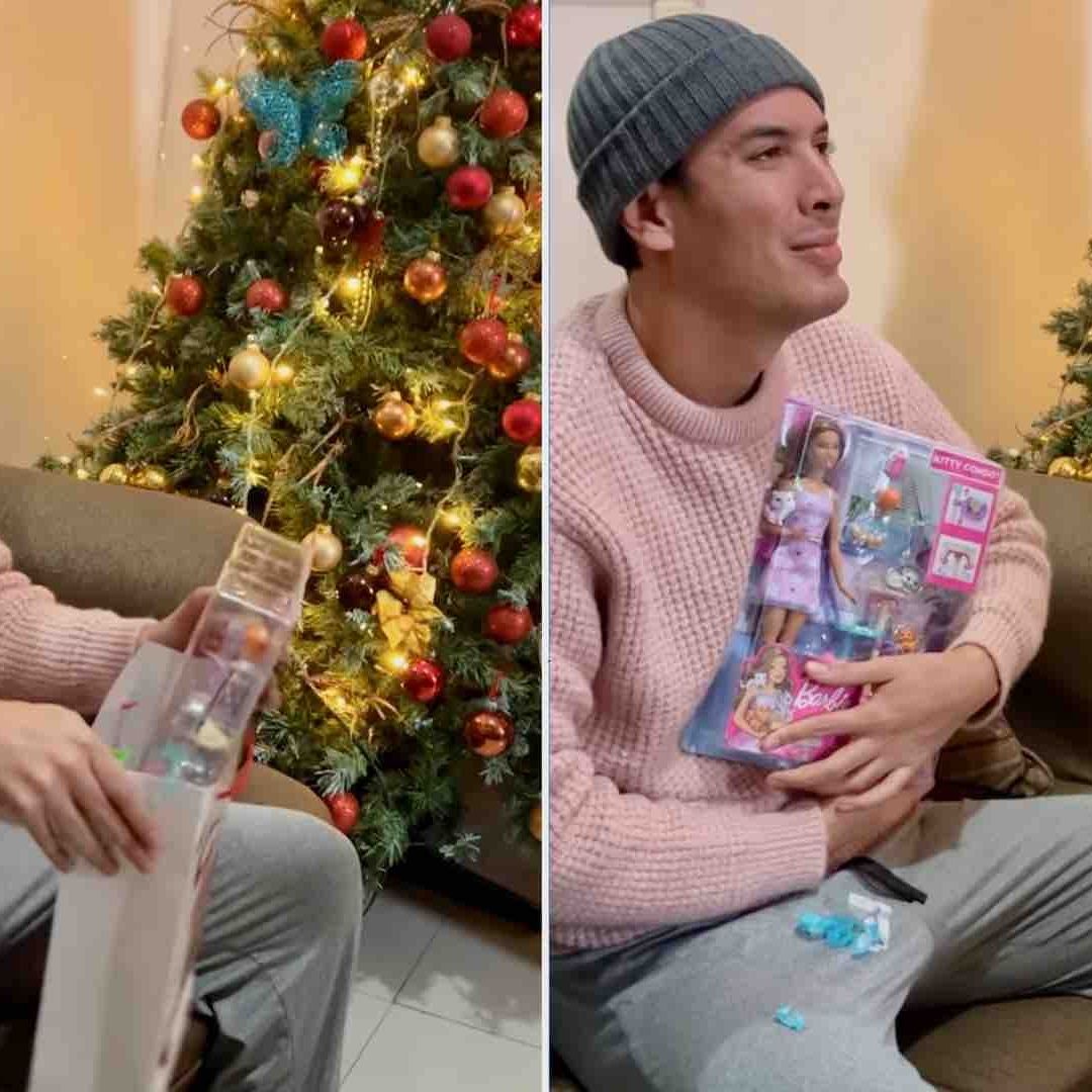 El influencer Un Tal Fredo llora con una muñeca Barbie en los brazos