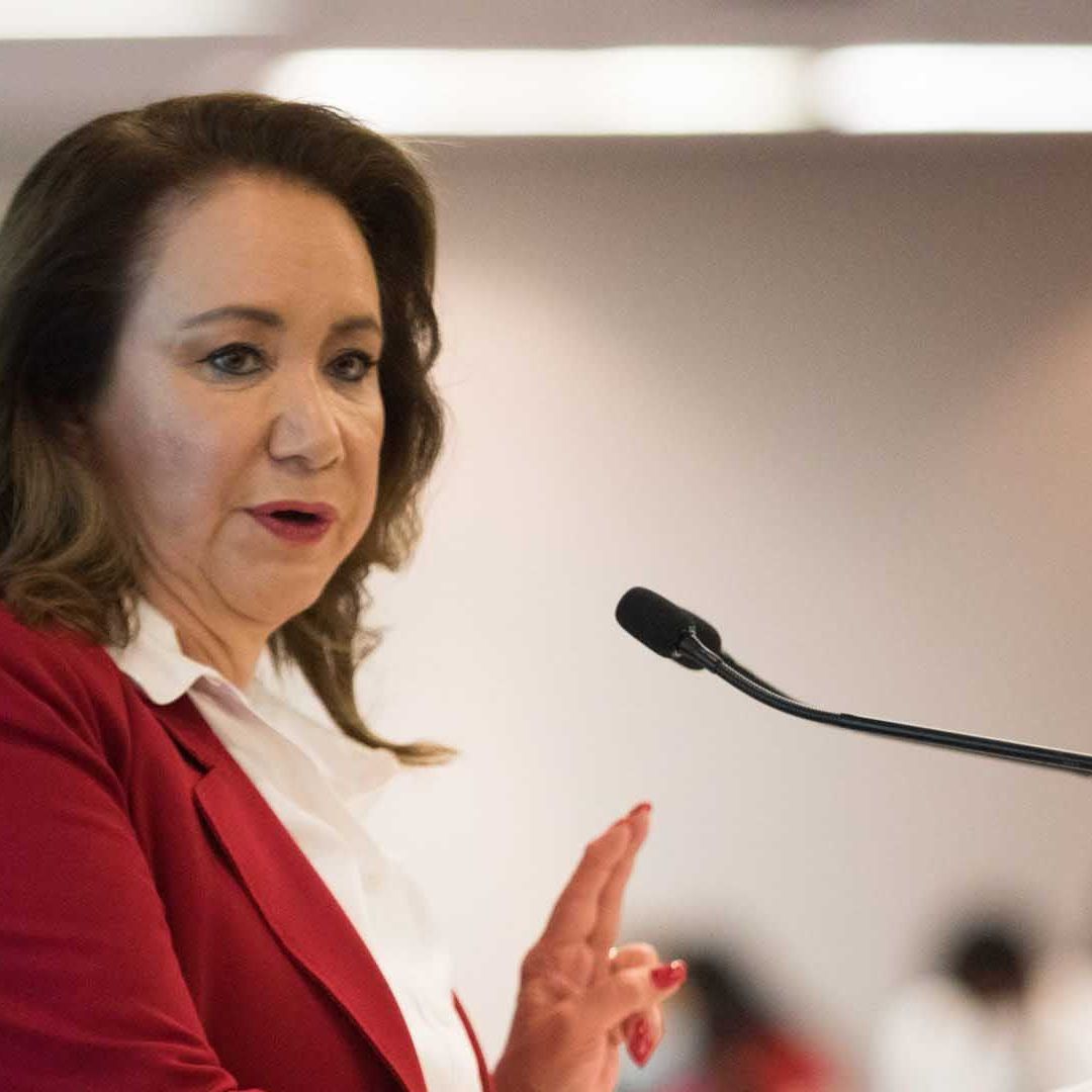 La ministra Yasmín Esquivel