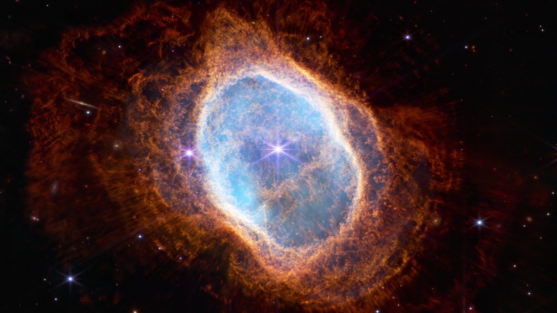 Nebulosa fotografiada por el James Webb
