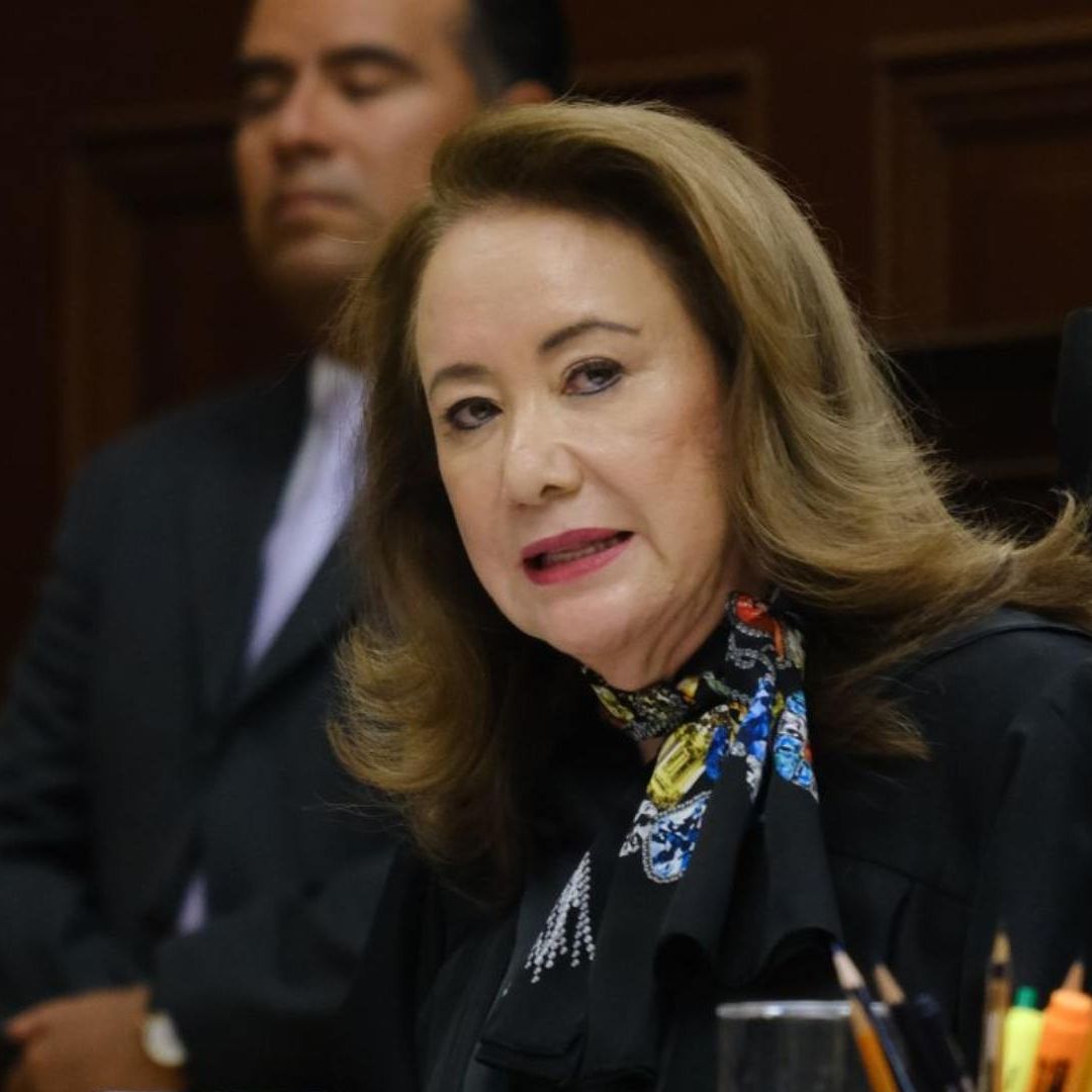 La ministra Yazmín Esquivel durante una sesión en la corte