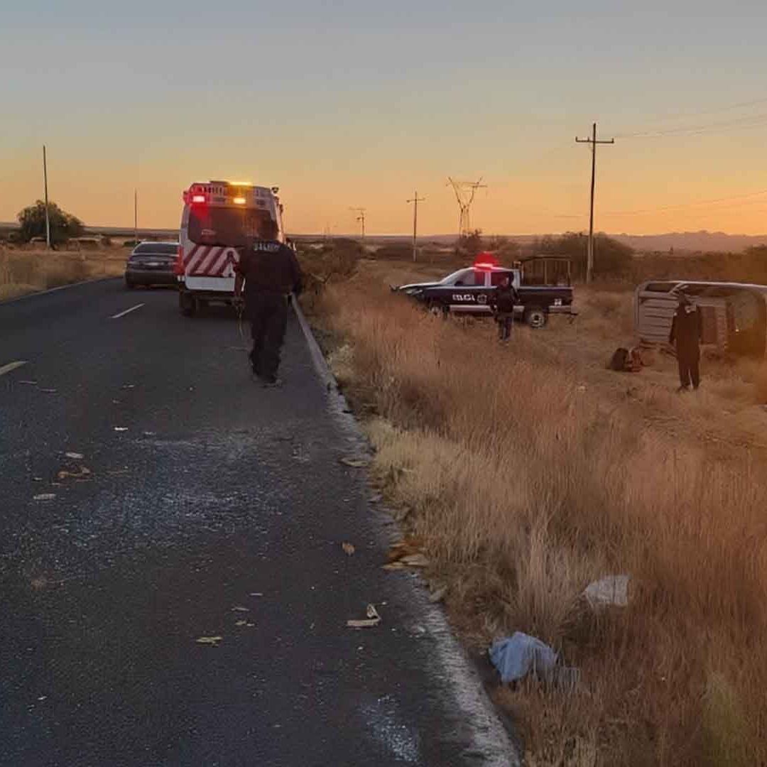 Muere Niño de 6 Años en Volcadura en Carretera Durango-Gómez Palacio