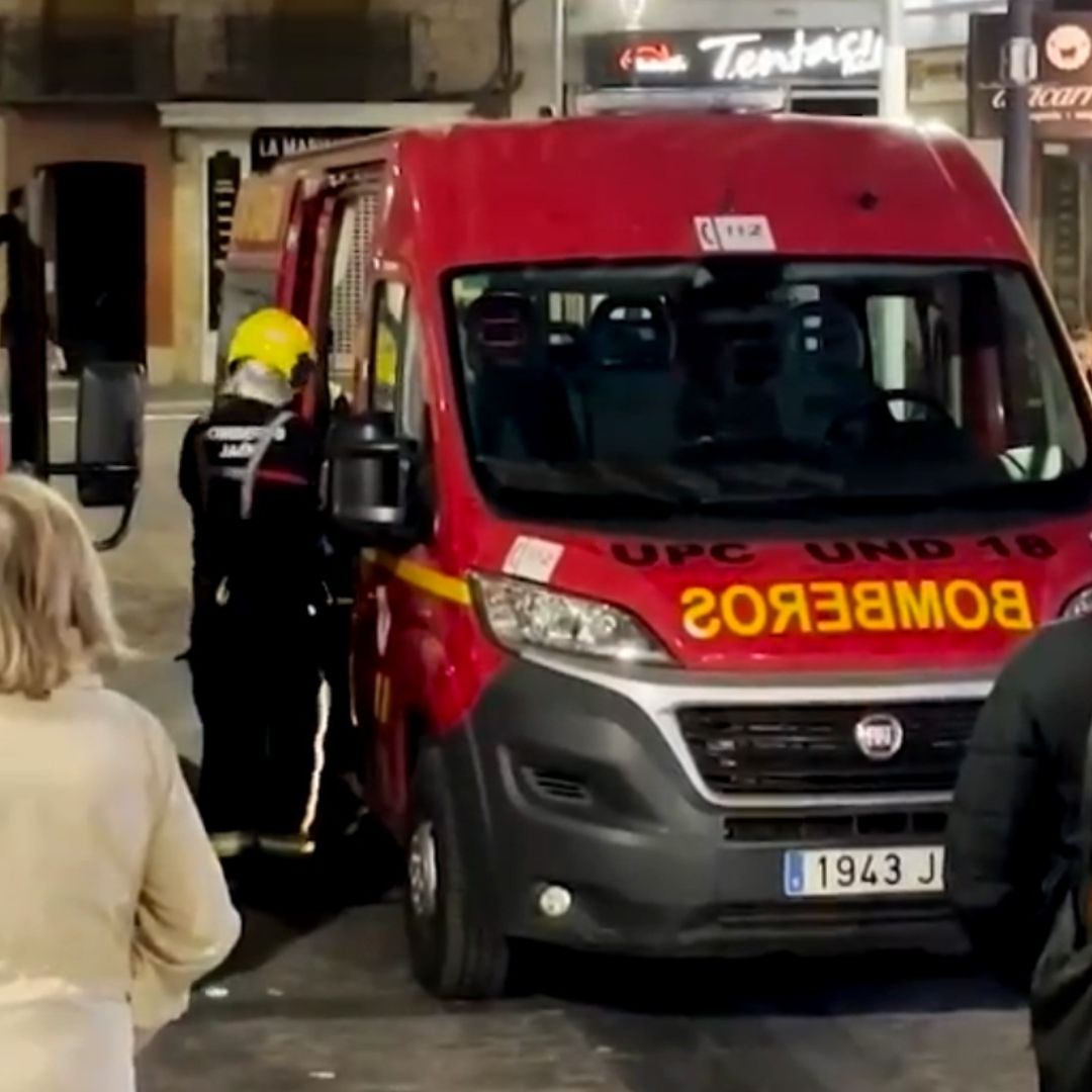 Incendio edificio de departamentos Jaen, España