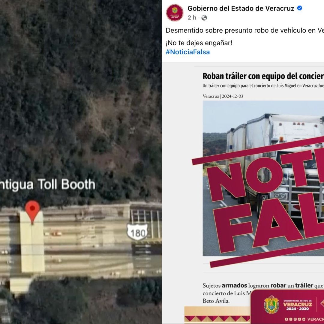 Gobierno de Veracruz Desmiente Sobre Presunto Robo de Tráiler con Equipo Escénico de Luis Miguel