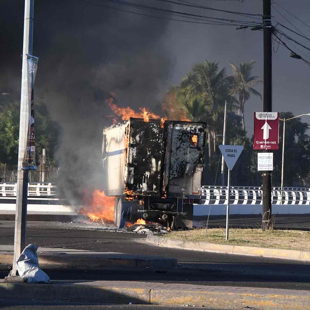 La ola de violencia por la captura de Ovidio Guzmán dejó las calles desiertas en Culiacán