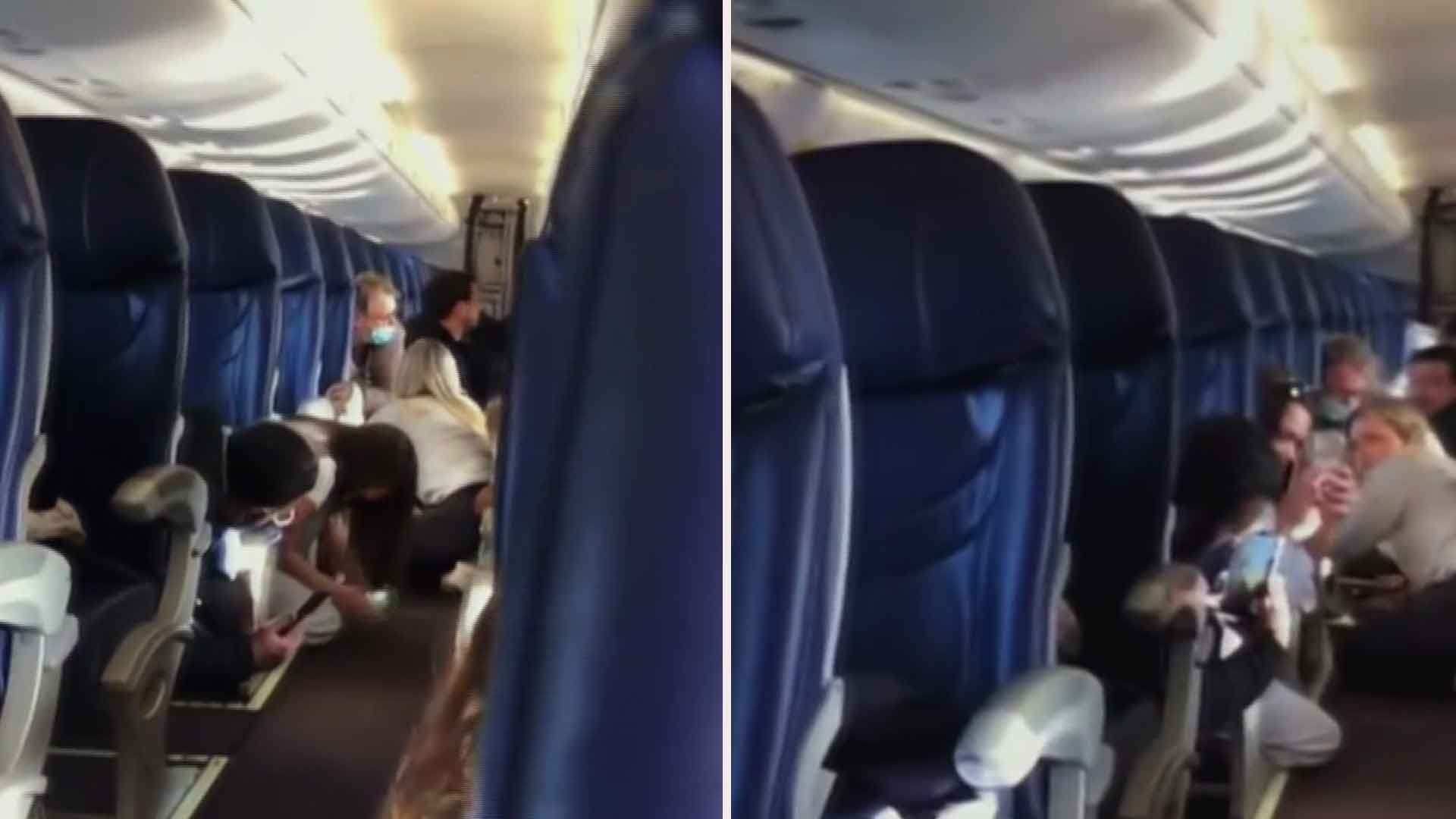 Pasajeros Captan desde Avión Balacera en Culiacán