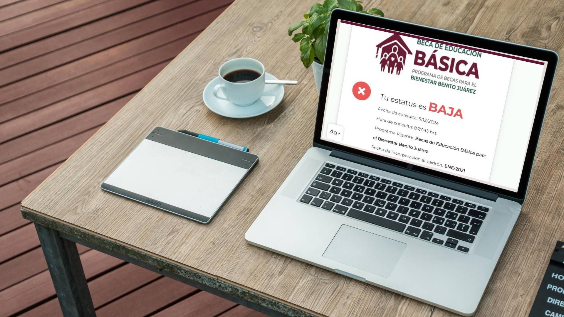 Al visitar el Buscador de las Becas Benito Juárez aparece el mensaje de Baja. Esto puedes hacer para saber si eres beneficiario