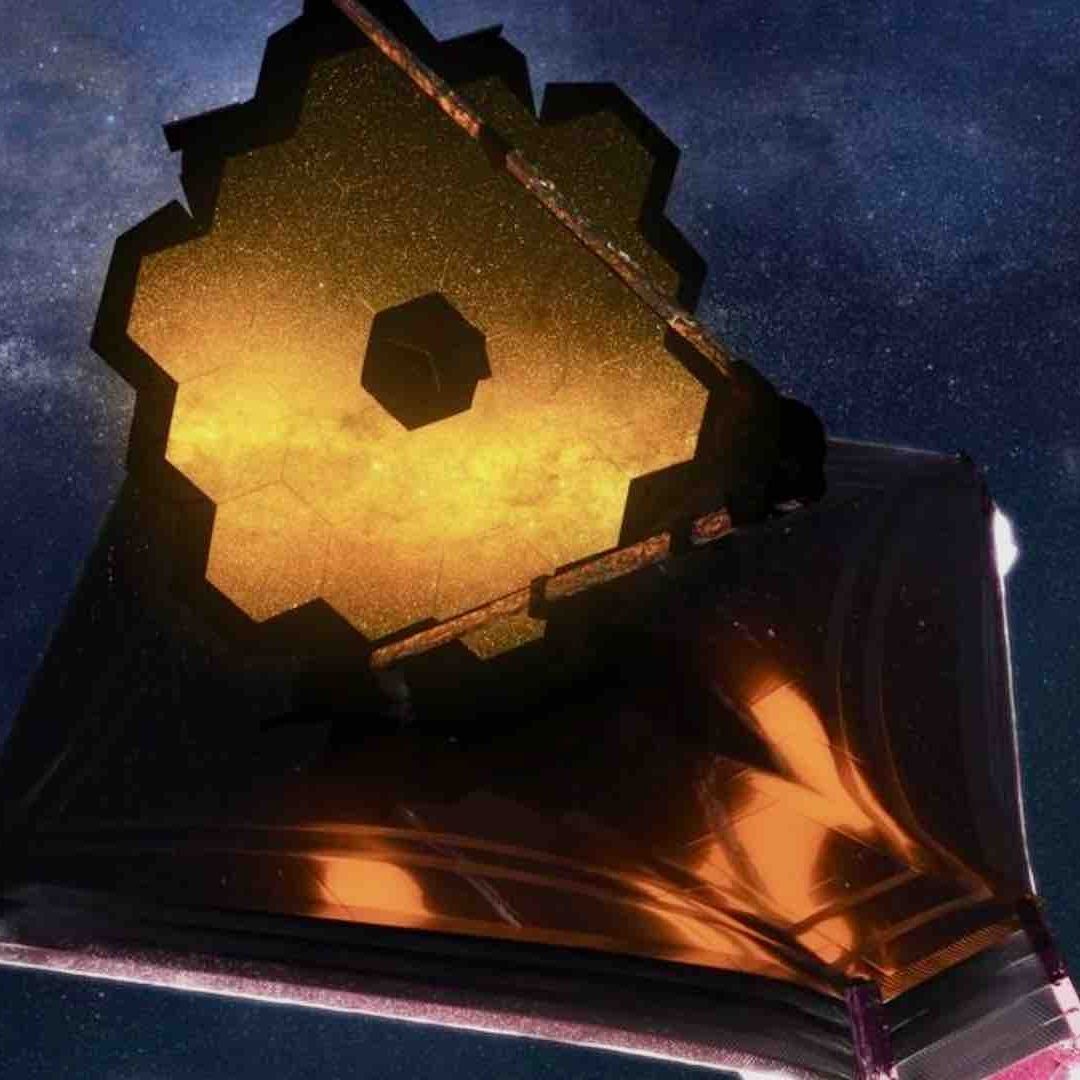 Imagen ilustrativa del Telescopio James Webb de la NASA