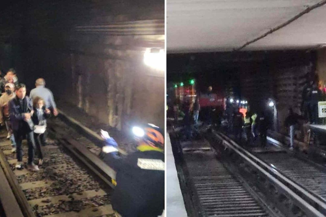 Nuevas imágenes sobre accidente en Metro
