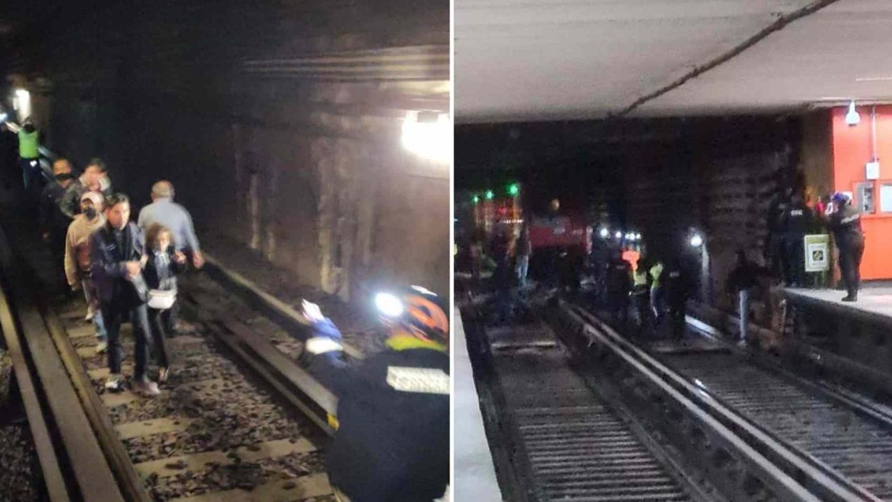 Nuevas imágenes sobre accidente en Metro