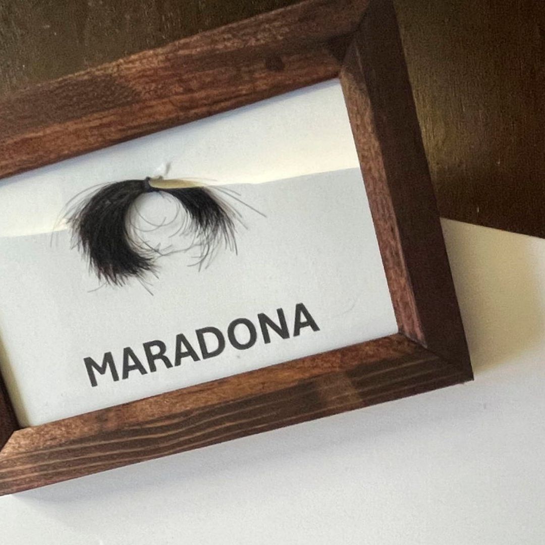 Subastarán mechón de Diego Armando Maradona