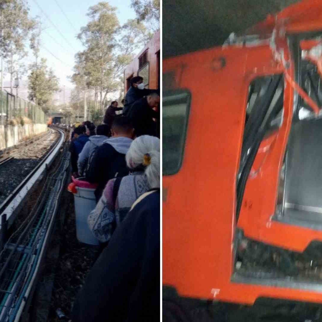 Varios heridos por choque en Línea 3 del Metro en CDMX