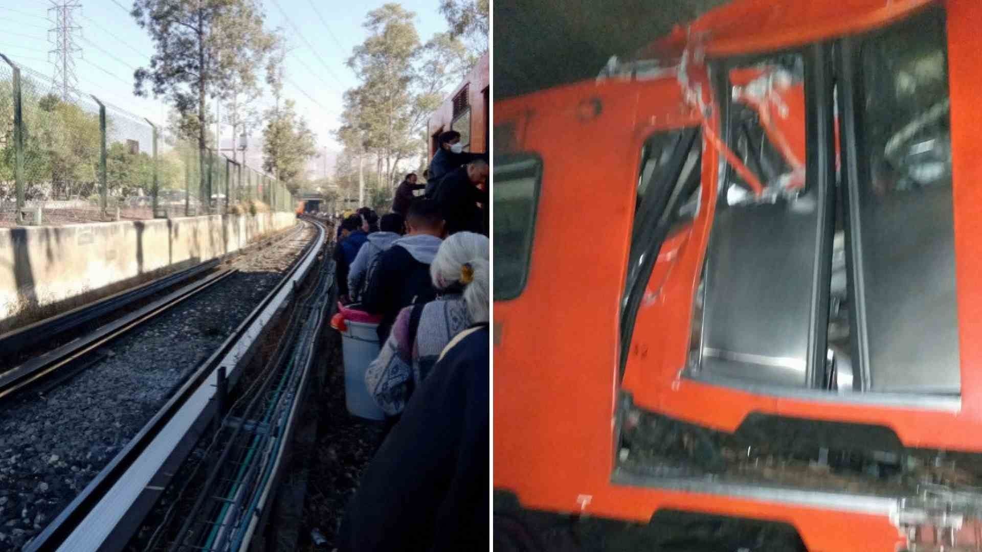 Varios heridos por choque en Línea 3 del Metro en CDMX