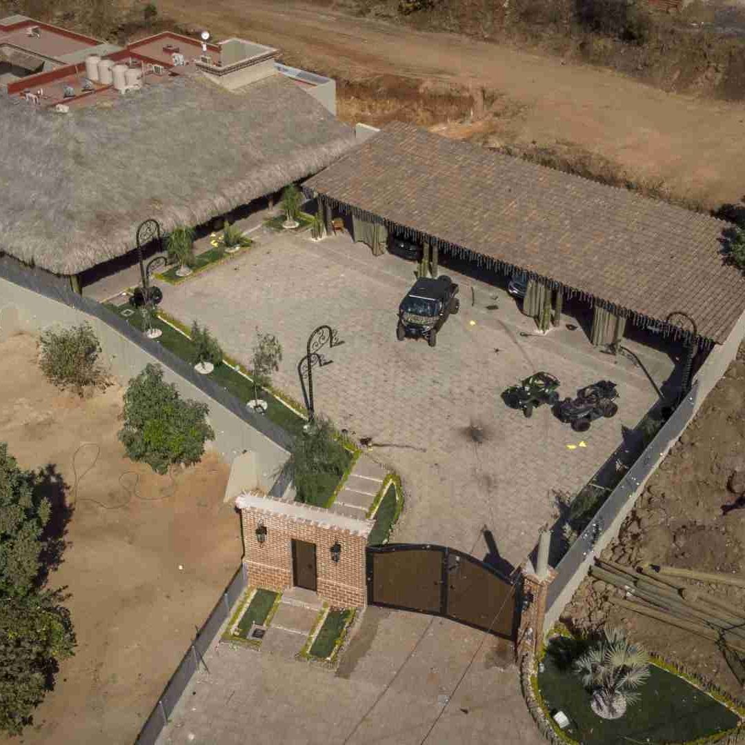 Casa de Ovidio Guzmán en Jesús María, Culiacán, Sinaloa