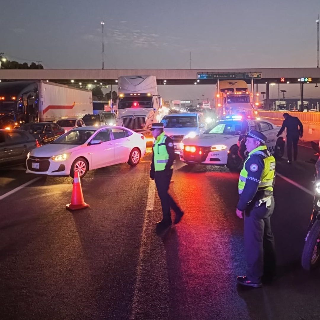 Bloqueo autopista México-Pachuca hoy 9 diciembre 2024