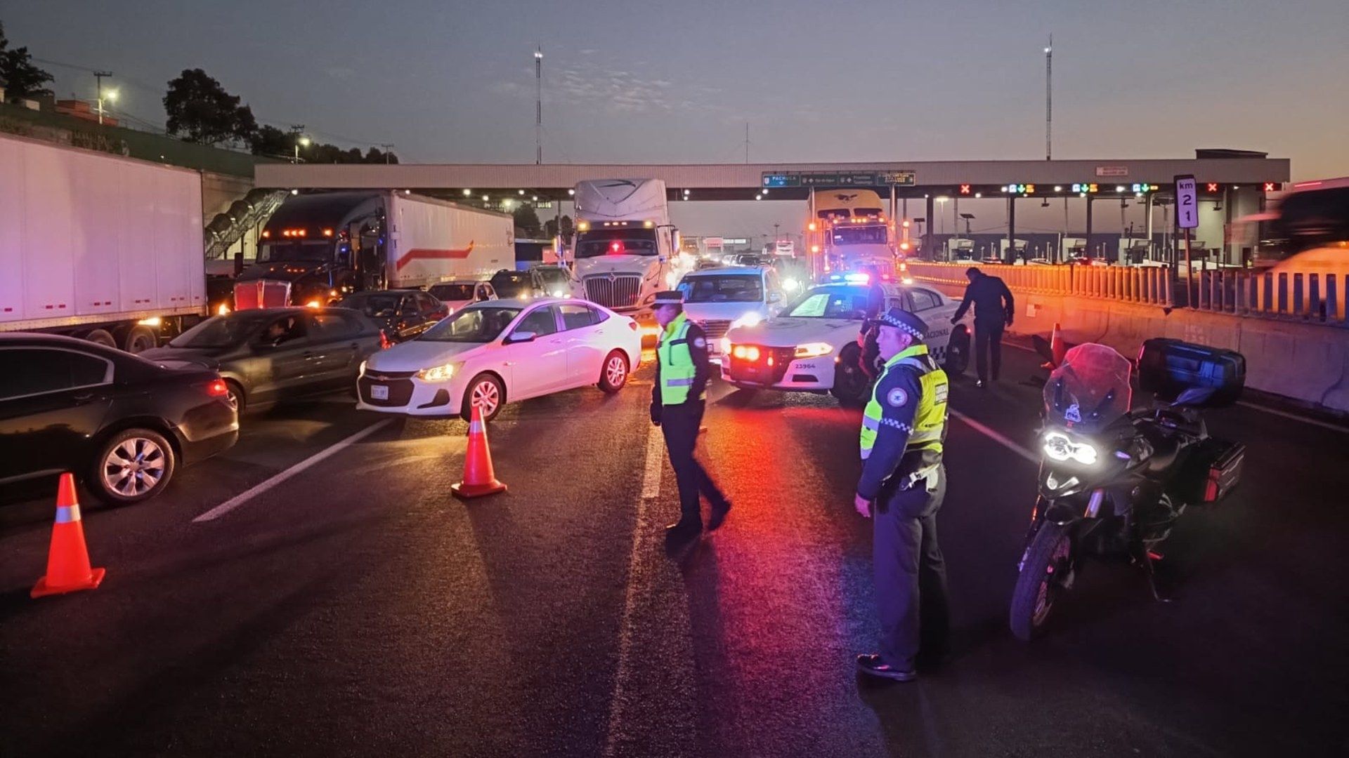 Bloqueo autopista México-Pachuca hoy 9 diciembre 2024