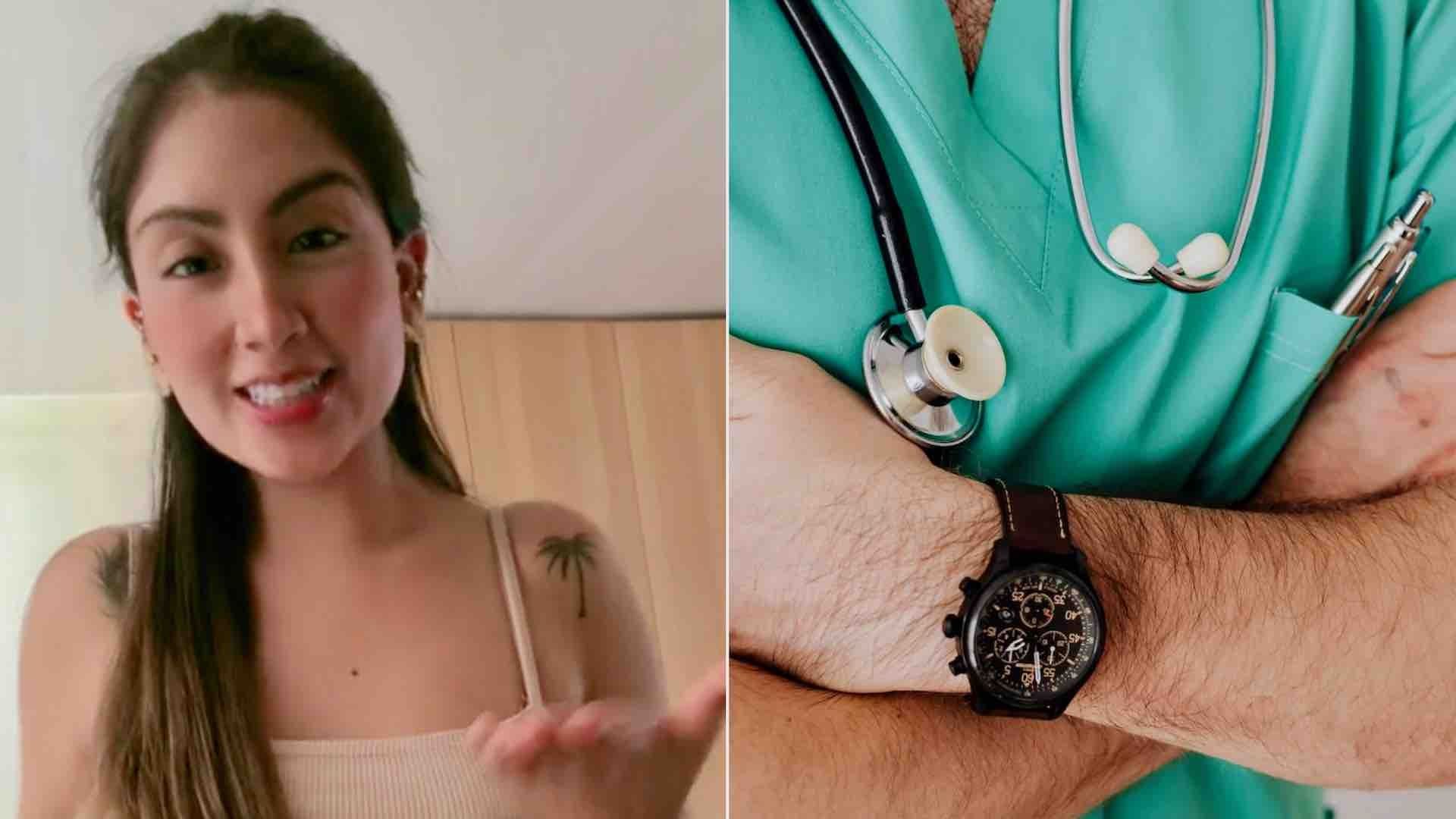 Tiktoker cuenta cómo su ginecólogo resultó ser su exnovio