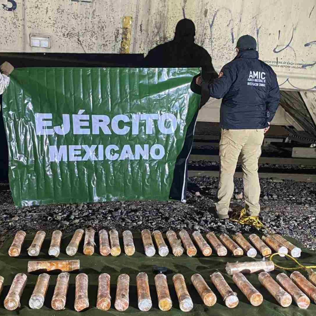 Decomisan Metanfetamina Dentro de Tubos PVC en Tren que se Dirigía a EUA