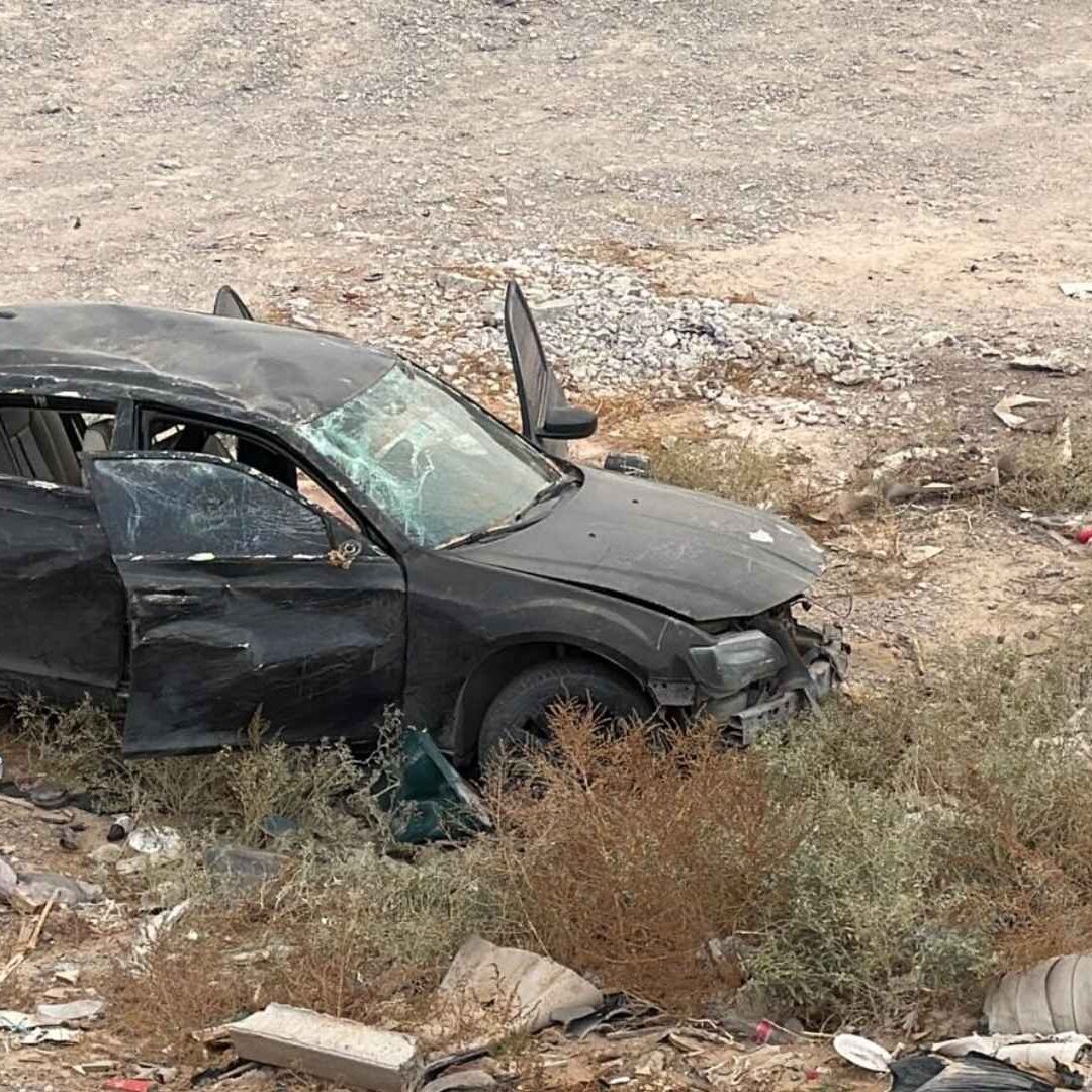 Automóvil Cae en Barranco en Ciudad Juárez por Exceso de Velocidad