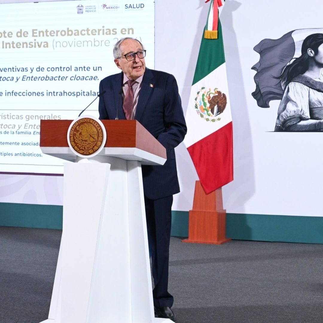 Secretario de Salud informe bacteria