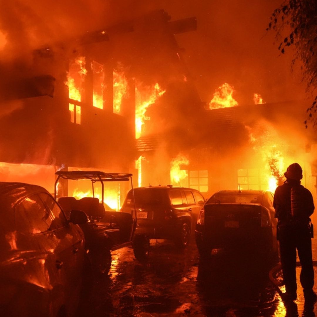 Incendio forestal Franklin en Malibú, California