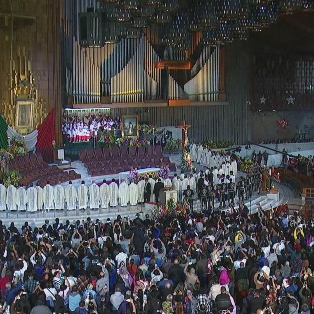 Millones de Feligreses Cantan Las Mañanitas a la Virgen de Guadalupe
