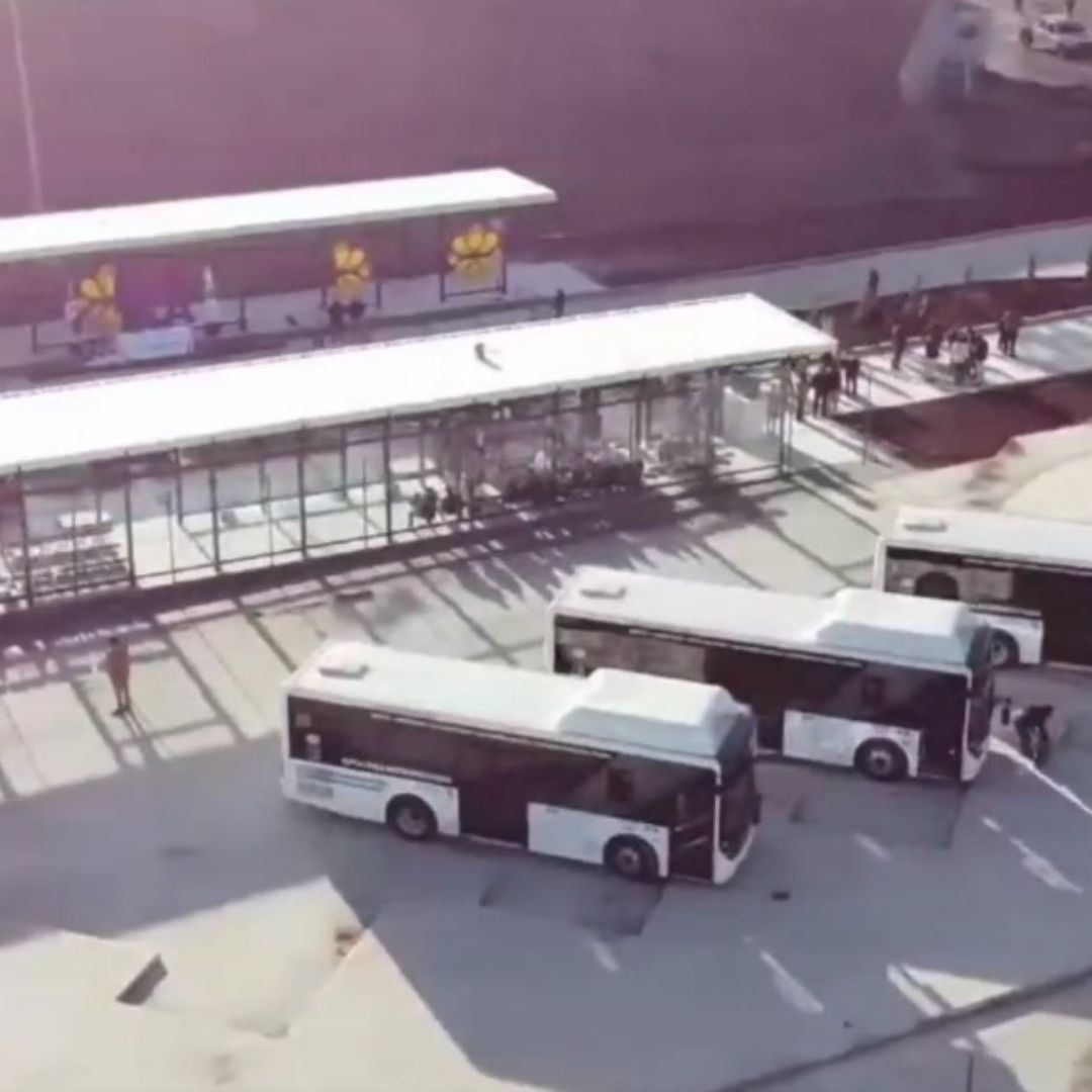 Inauguración del Sistema Metropolitano de Transporte Línea 4 en Puebla. Foto: | N+