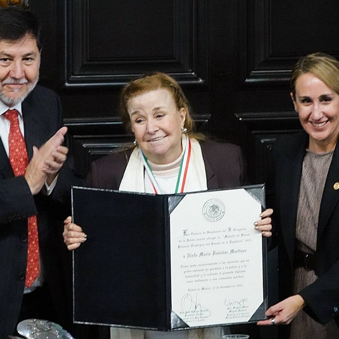 Periodista Ninfa Deándar Recibe Medalla Belisario Domínguez en Sesión Solemne del Senado