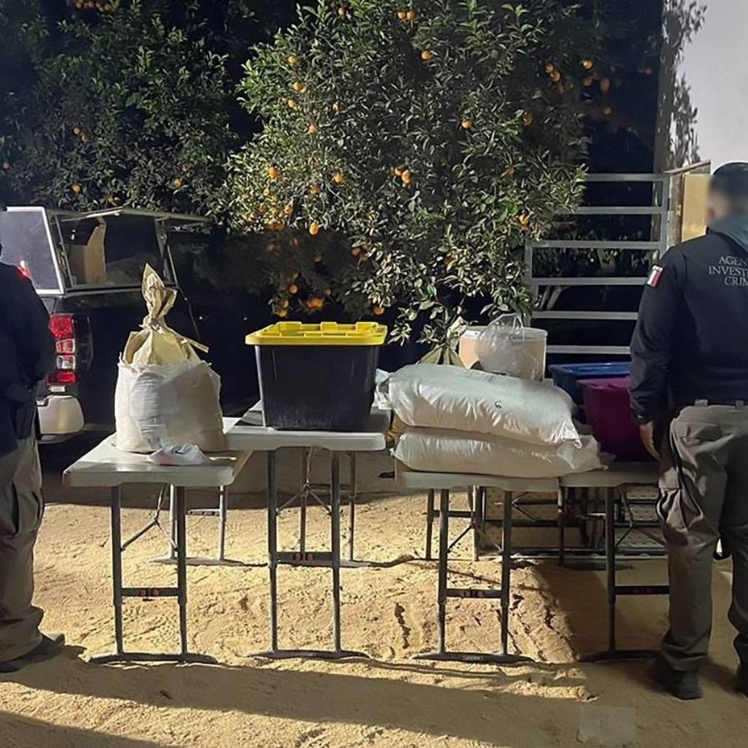 Cateo en Mexicali: FGR Asegura Probable Fentanilo y Presunto Equipo de Producción