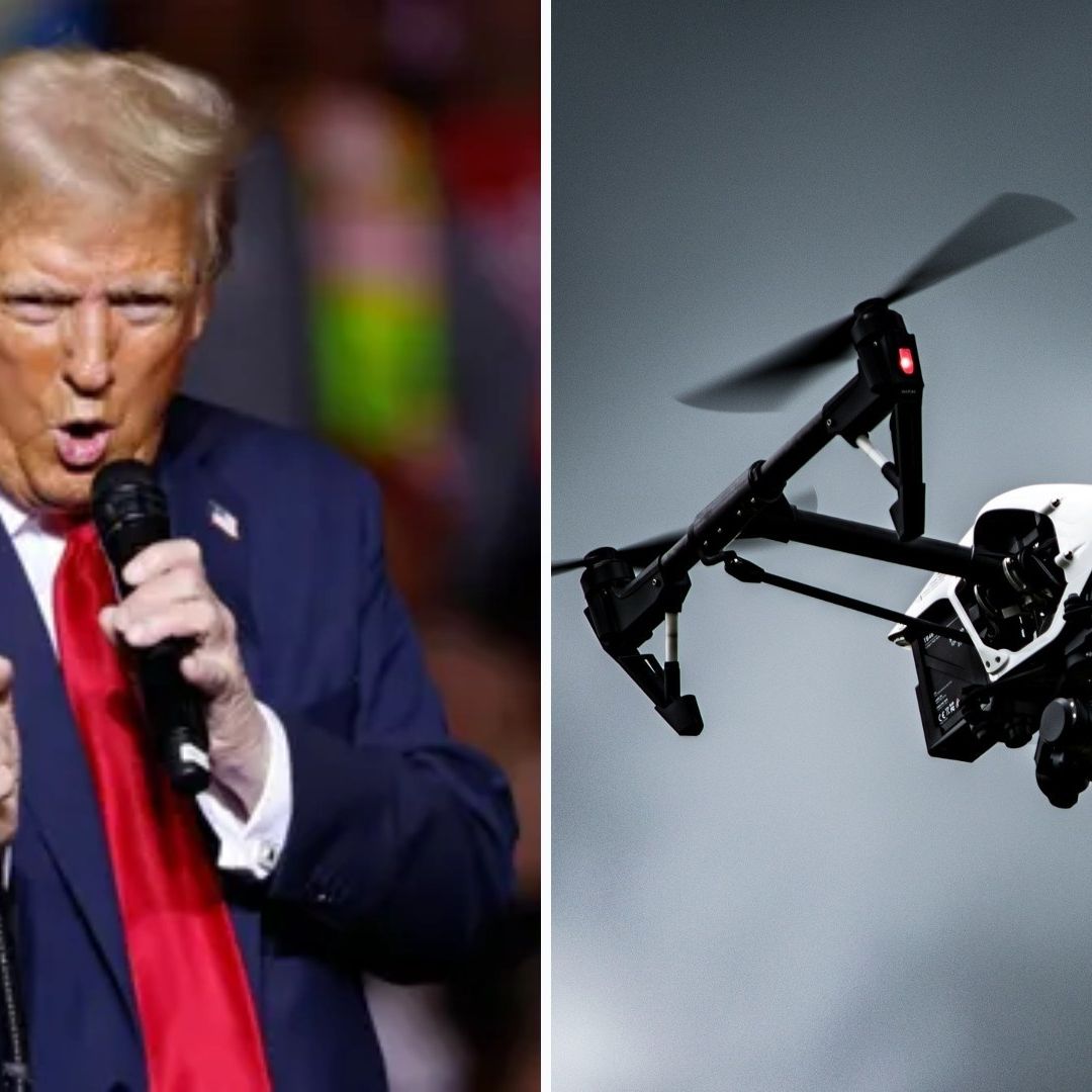Trump se Queja por Sobrevuelo de Drones en Varias Partes de EUA: “¡Derríbenlos!”