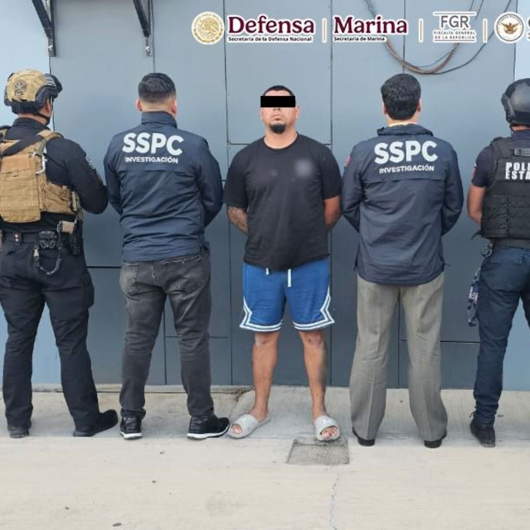 Autoridades federales y estatales detuvieron en Pachuca, Hidalgo a "EL Tigre"