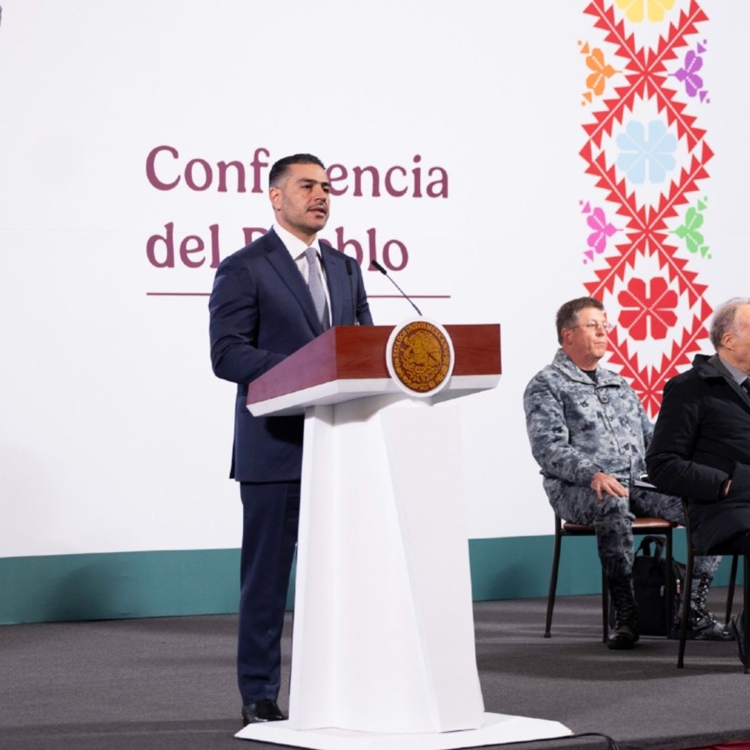 Omar García Harfuch, titular de la SSPC, da informe sobre violencia en Sinaloa