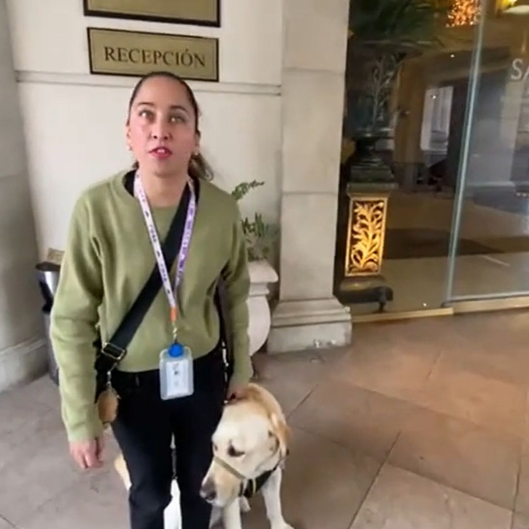 Busca Gobernador de NL a Joven a la que le Negaron la Entrada a Posada por Llevar Perro Guía