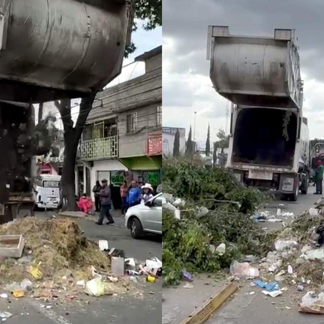Segundo Día de Bloqueos en Ecatepec: Trabajadores Tiran Basura en Avenidas Colapsadas