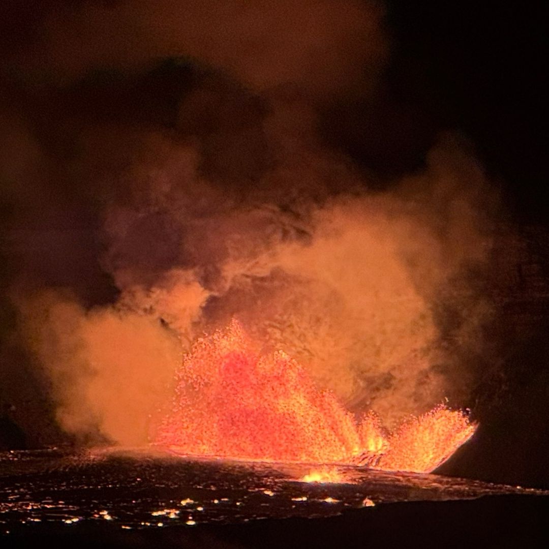 Erupción en el volcán Kilauea hoy 23 de diciembre de 2024